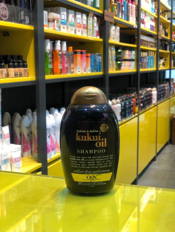 شامپو ضد ریزش مو او جی ایکس مدل kukui oil حجم 385 میلی لیتر